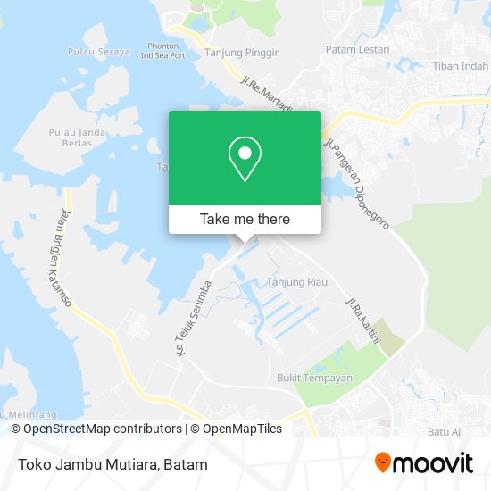 Toko Jambu Mutiara map