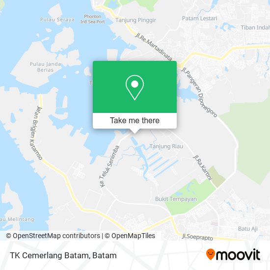 TK Cemerlang Batam map