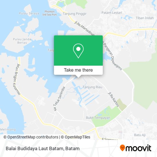 Balai Budidaya Laut Batam map