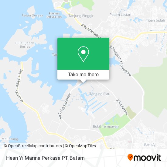 Hean Yi Marina Perkasa PT map