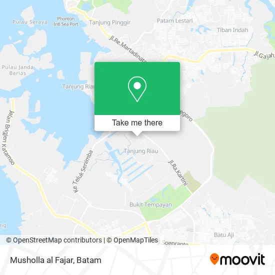 Musholla al Fajar map