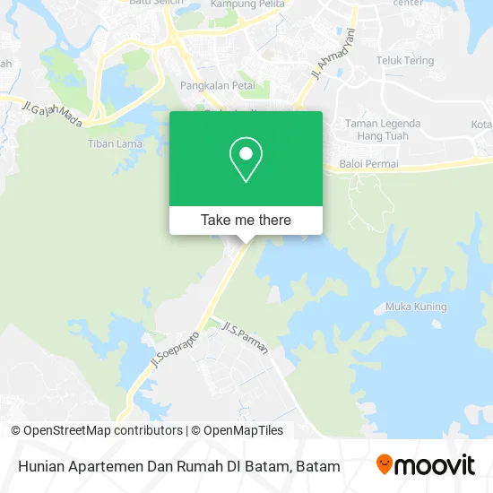 Hunian Apartemen Dan Rumah DI Batam map