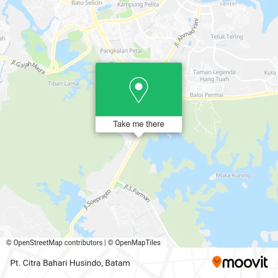 Pt. Citra Bahari Husindo map
