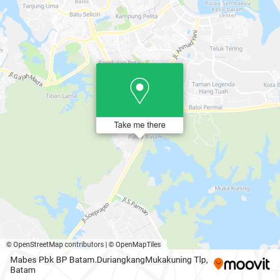 Mabes Pbk BP Batam.DuriangkangMukakuning Tlp map