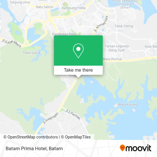 Batam Prima Hotel map
