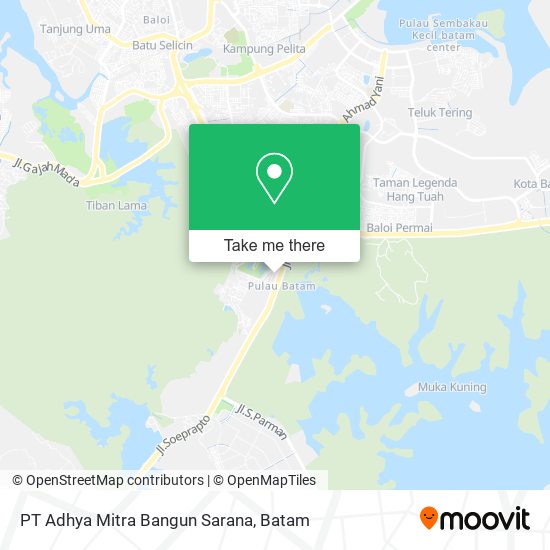 PT Adhya Mitra Bangun Sarana map