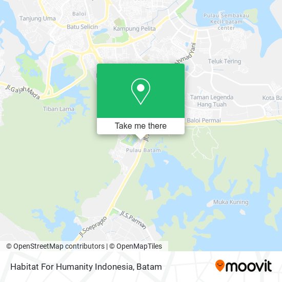 Habitat For Humanity Indonesia map