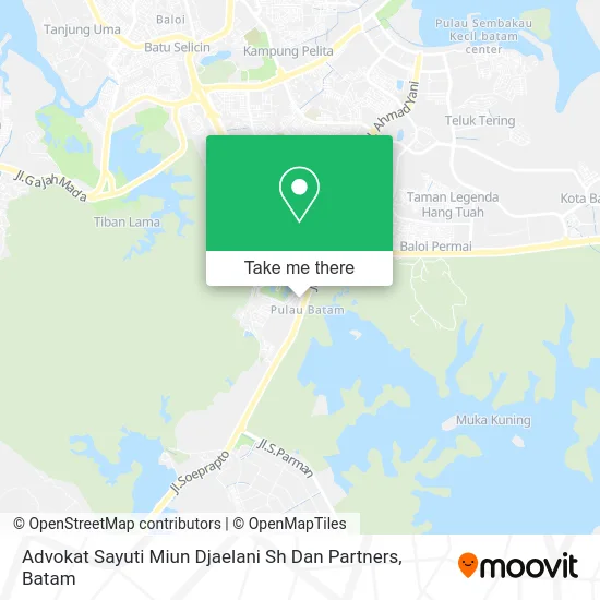 Advokat Sayuti Miun Djaelani Sh Dan Partners map