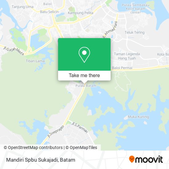 Mandiri Spbu Sukajadi map