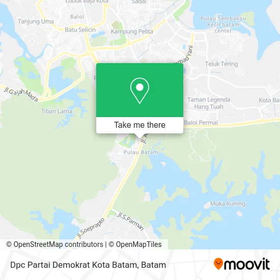 Dpc Partai Demokrat Kota Batam map