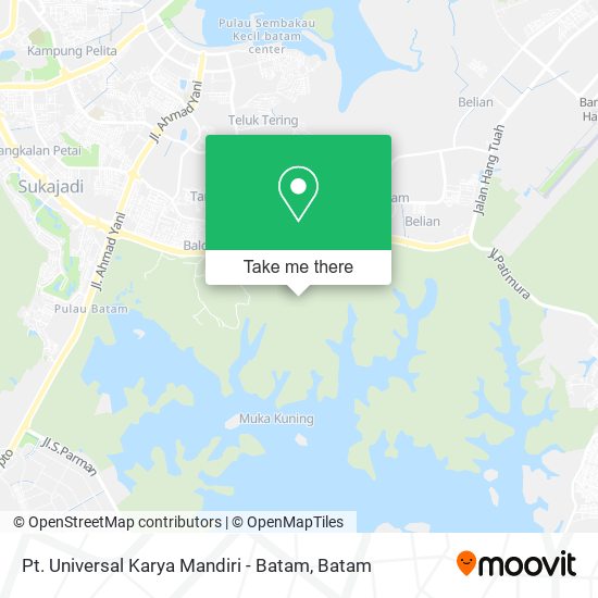 Pt. Universal Karya Mandiri - Batam map