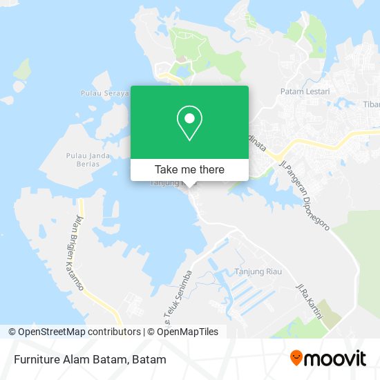 Furniture Alam Batam map