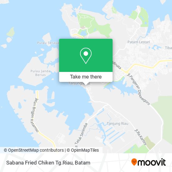 Sabana Fried Chiken Tg.Riau map