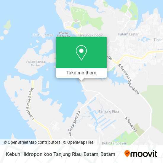 Kebun Hidroponikoo Tanjung Riau, Batam map