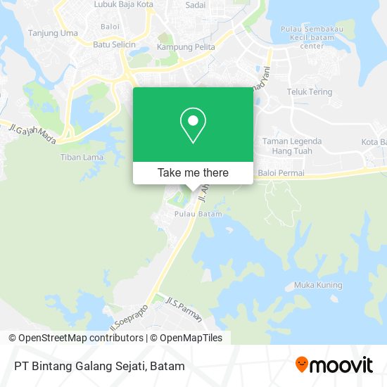 PT Bintang Galang Sejati map