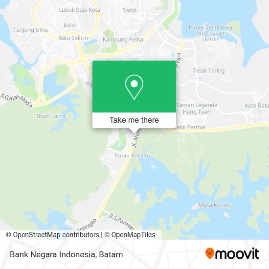 Bank Negara Indonesia map