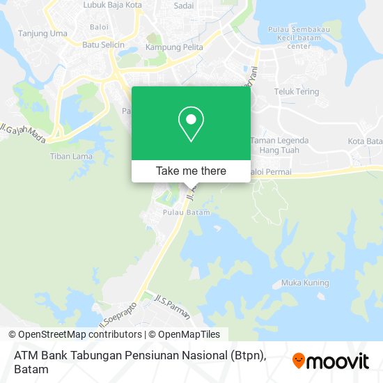 ATM Bank Tabungan Pensiunan Nasional (Btpn) map