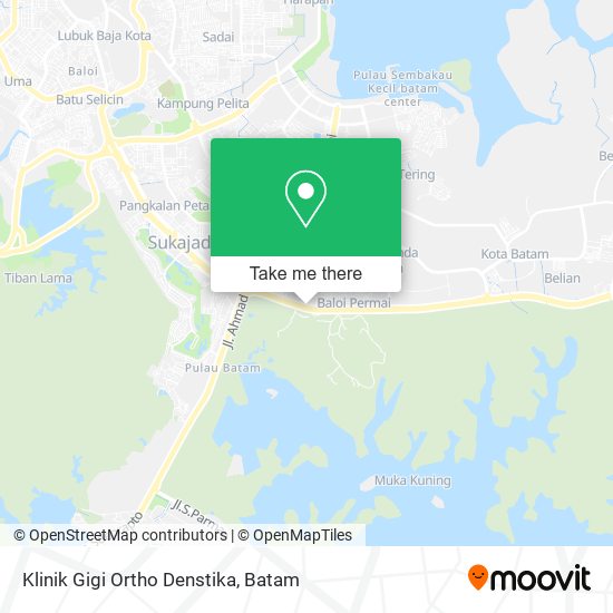 Klinik Gigi Ortho Denstika map