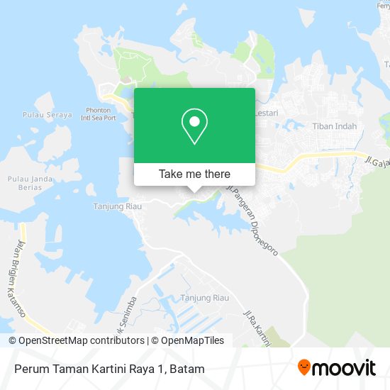 Perum Taman Kartini Raya 1 map