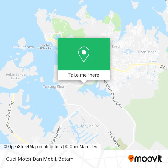 Cuci Motor Dan Mobil map