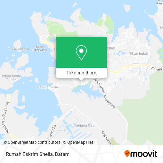 Rumah Eskrim Sheila map