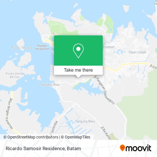 Ricardo Samosir Residence map