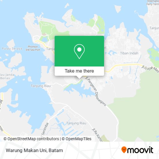 Warung Makan Uni map