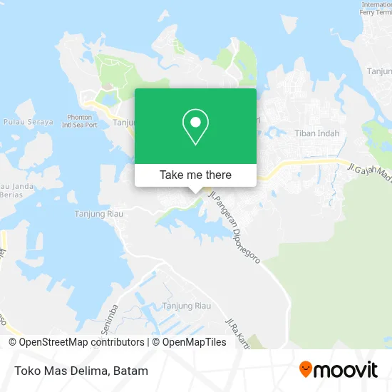 Toko Mas Delima map