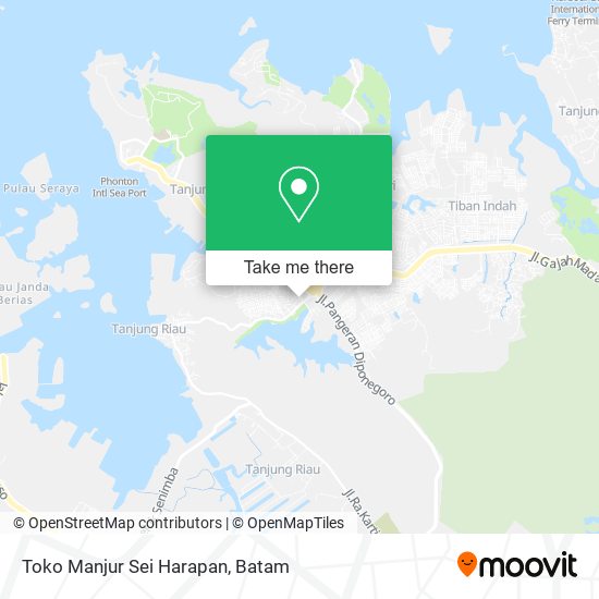 Toko Manjur Sei Harapan map