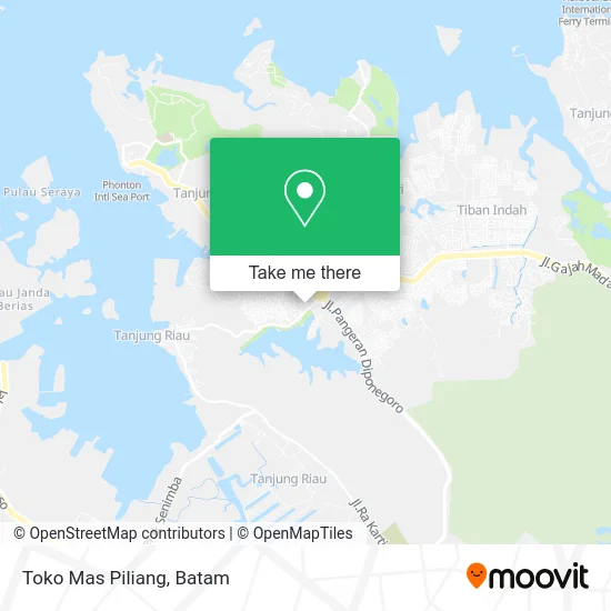 Toko Mas Piliang map