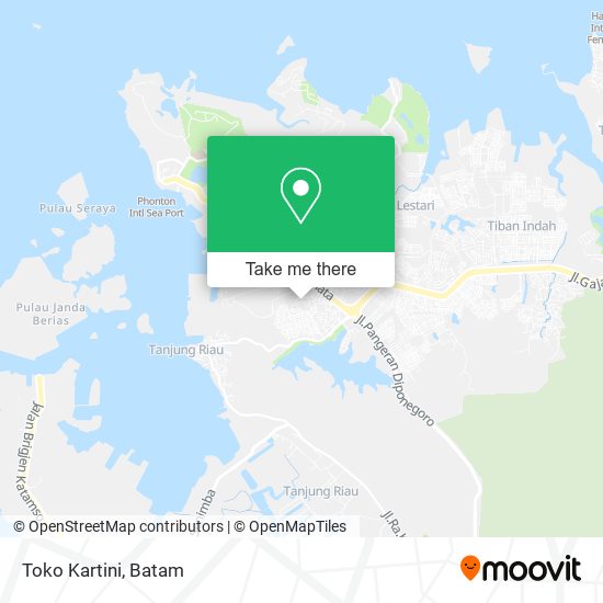 Toko Kartini map