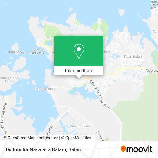 Distributor Nasa Rita Batam map