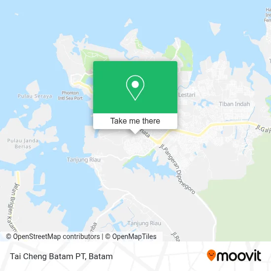 Tai Cheng Batam PT map