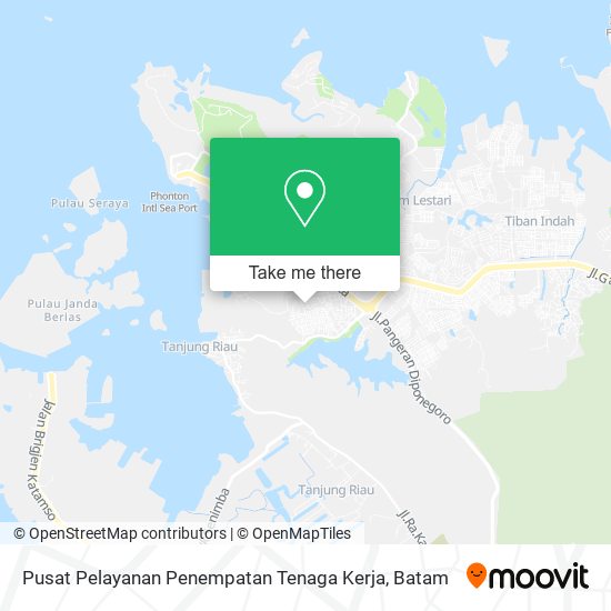 Pusat Pelayanan Penempatan Tenaga Kerja map