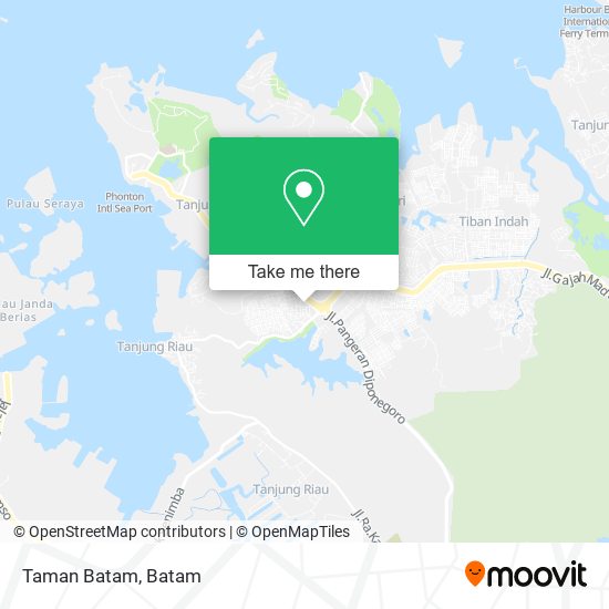 Taman Batam map