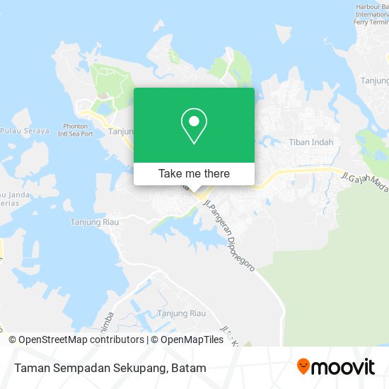 Taman Sempadan Sekupang map