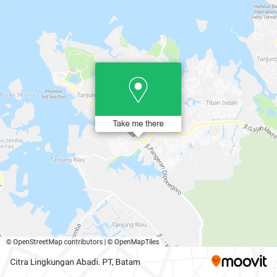 Citra Lingkungan Abadi. PT map