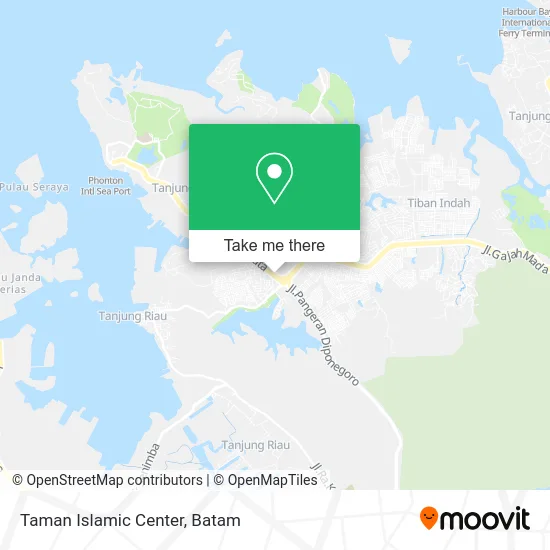 Taman Islamic Center map