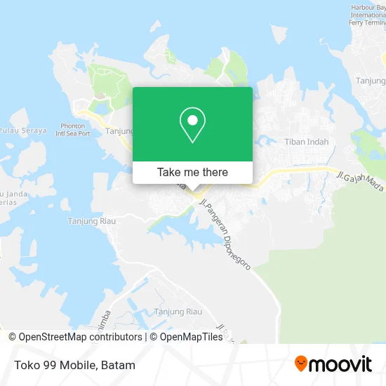 Toko 99 Mobile map