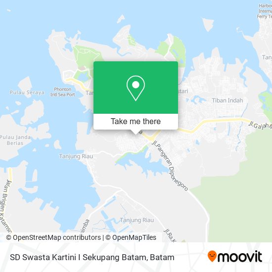 SD Swasta Kartini I Sekupang Batam map