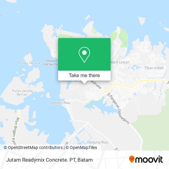 Jutam Readymix Concrete. PT map