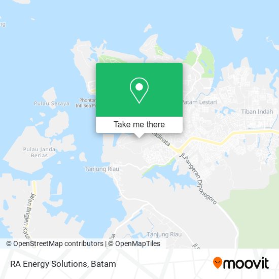 RA Energy Solutions map