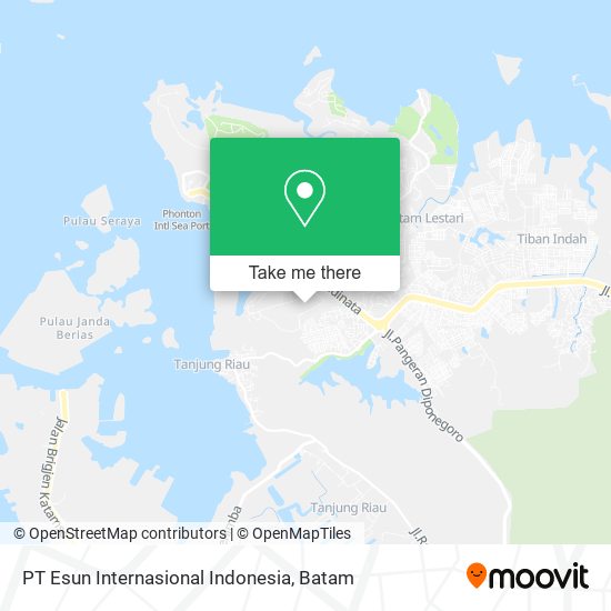 PT Esun Internasional Indonesia map