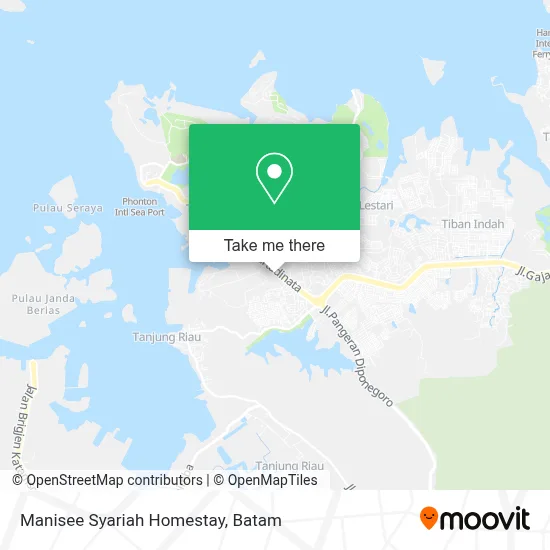 Manisee Syariah Homestay map