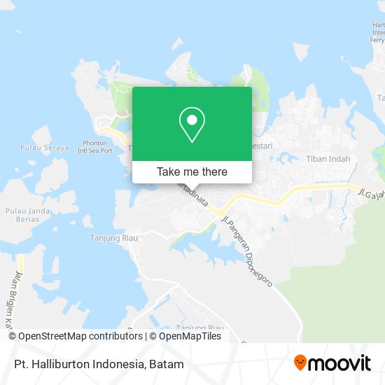 Pt. Halliburton Indonesia map