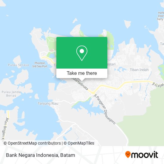 Bank Negara Indonesia map