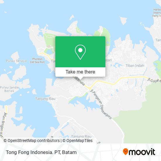 Tong Fong Indonesia. PT map