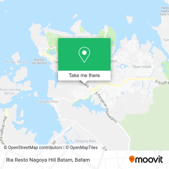 Ria Resto Nagoya Hill Batam map