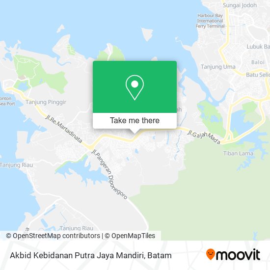 Akbid Kebidanan Putra Jaya Mandiri map