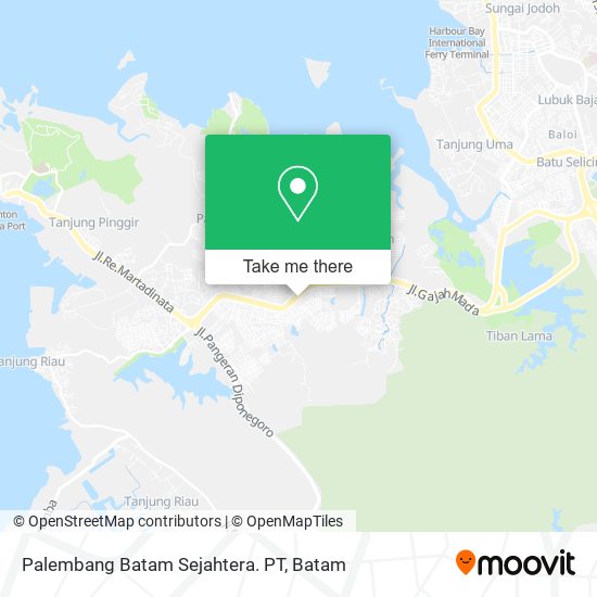 Palembang Batam Sejahtera. PT map